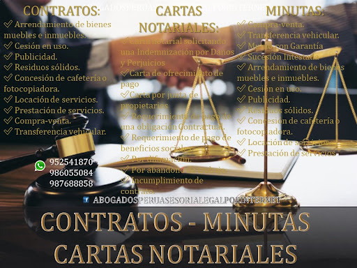 ABOGADOS PERU - ASESORIA LEGAL POR INTERNET